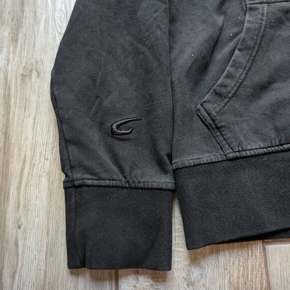 BOXRAW Lineal Oversized Hoodie • Size M • Black stretch fleece - Picture 4 of 10